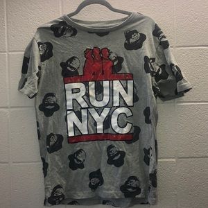 Gray patterned TShirt